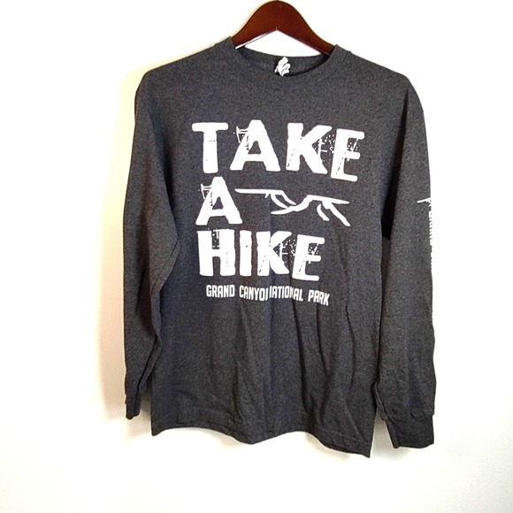 VTG Grand Canyon National Park Sweatshirt Men M Gildan Pullover Nostalgic Hiking - Picture 1 of 11
